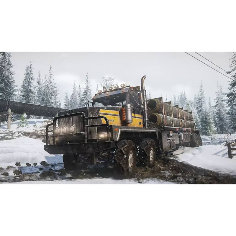 اسکرین شات (تصویر گیم پلی) بازی SnowRunner نسخه نینتندو سوییچ (Nintendo Switch)