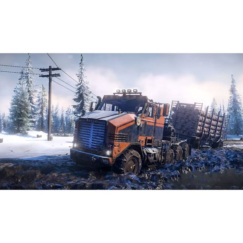 اسکرین شات (تصویر گیم پلی) بازی SnowRunner نسخه نینتندو سوییچ (Nintendo Switch)