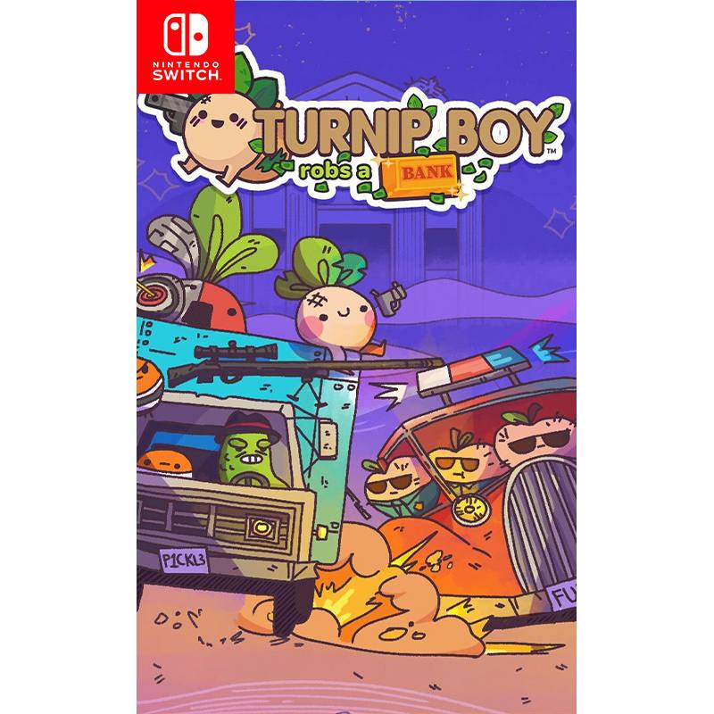کاور بازی Turnip Boy Robs a Bank برای نینتندو سوییچ