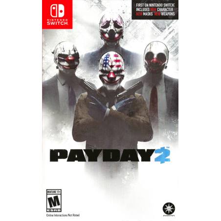 کاور بازی PayDay 2 برای نینتندو سوییچ