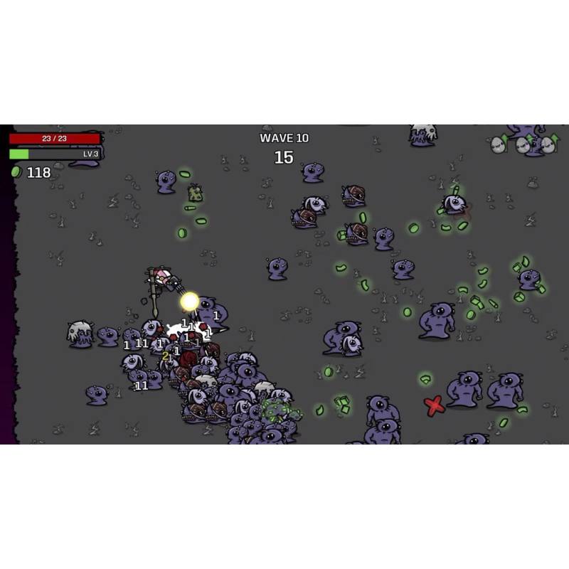 اسکرین شات (تصویر گیم پلی) بازی Brotato نسخه نینتندو سوییچ (Nintendo Switch)