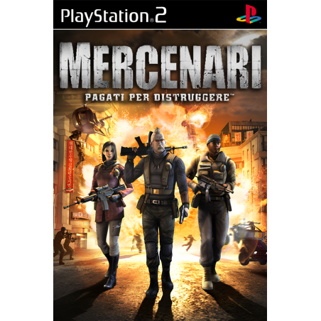 کاور بازی Mercenaries Playground of Destruction برای PS2