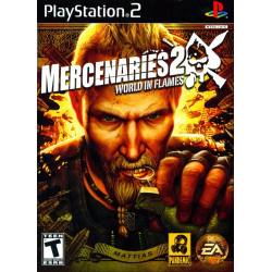 کاور بازی Mercenaries 2 World in Flames برای PS2