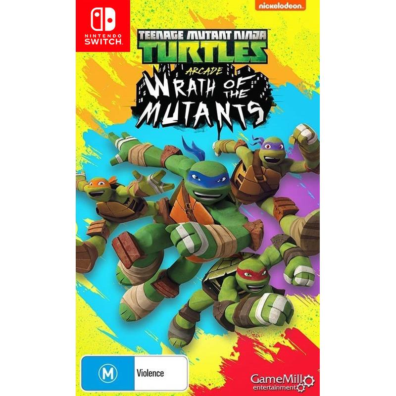 کاور بازی Teenage Mutant Ninja Turtles Arcade Wrath of the Mutants برای نینتندو سوییچ