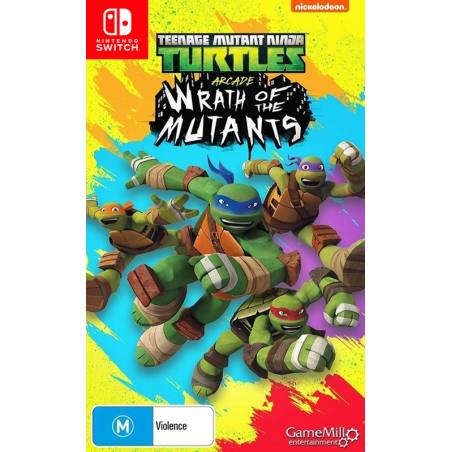 کاور بازی Teenage Mutant Ninja Turtles Arcade Wrath of the Mutants برای نینتندو سوییچ