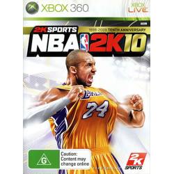 کاور بازی NBA 2K10 برای xbox 360