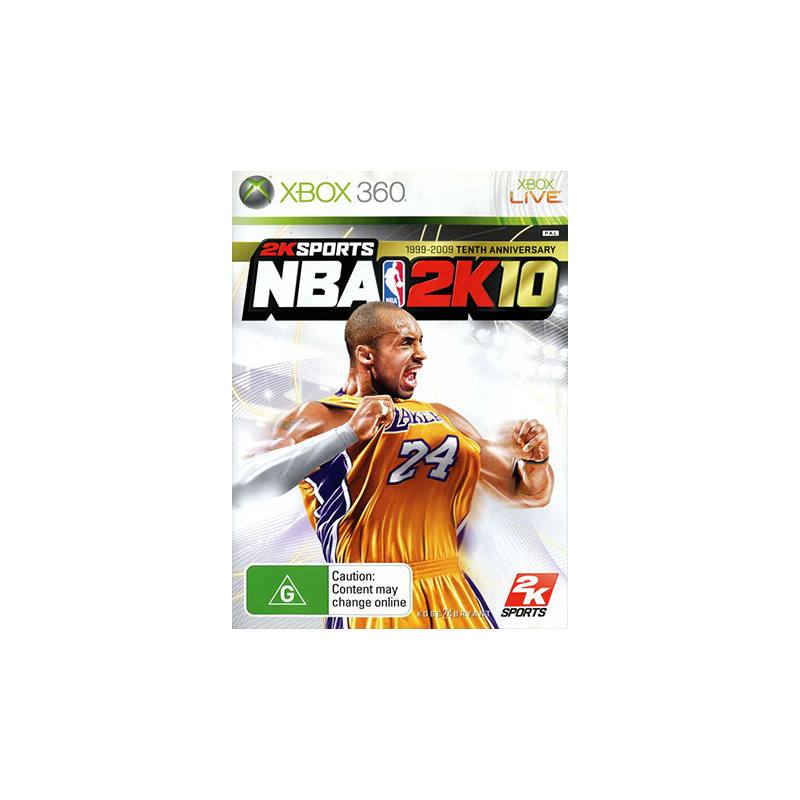 کاور بازی NBA 2K10 برای xbox 360