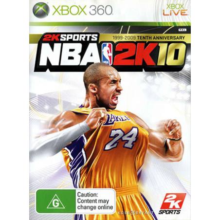 کاور بازی NBA 2K10 برای xbox 360