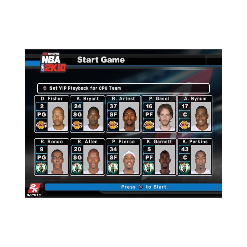 تصویر پشت کاور بازی NBA 2K10 نسخه Xbox 360 تصویر 3