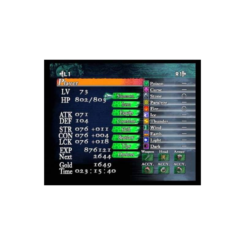 اسکرین شات بازی Castlevania Curse of Darkness برای PS2