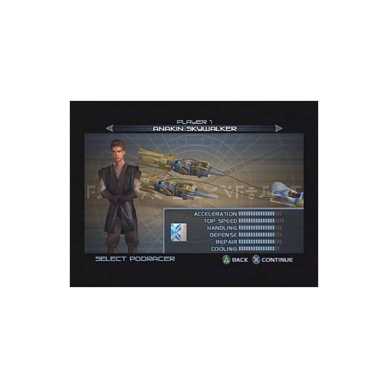 اسکرین شات(تصویر گیم پلی) بازی Star Wars Racer Revenge برای PS2