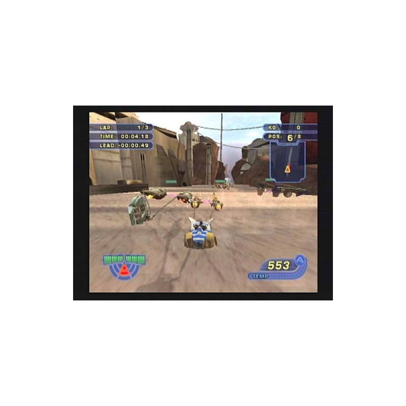 اسکرین شات(تصویر گیم پلی) بازی Star Wars Racer Revenge برای PS2