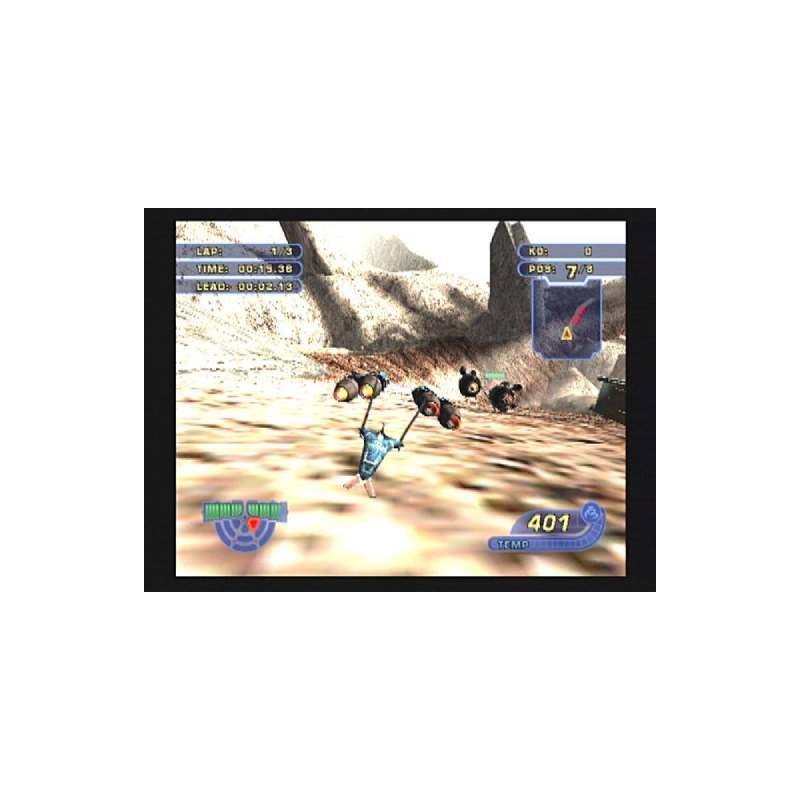 اسکرین شات(تصویر گیم پلی) بازی Star Wars Racer Revenge برای PS2