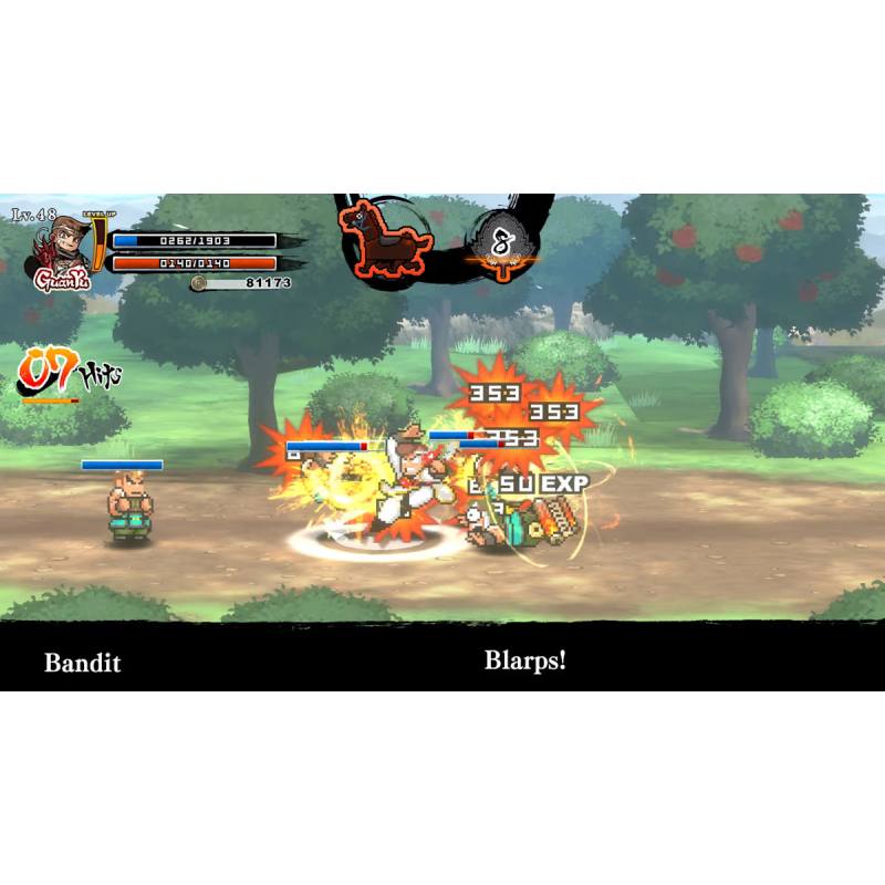 اسکرین شات (تصویر گیم پلی) بازی River City Saga Three Kingdoms Next نسخه نینتندو سوییچ (Nintendo Switch) تصویر 2