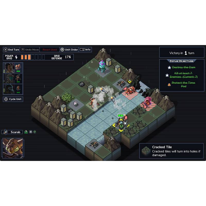 اسکرین شات (تصویر گیم پلی) بازی Into the Breach نسخه نینتندو سوییچ (Nintendo Switch) تصویر 1