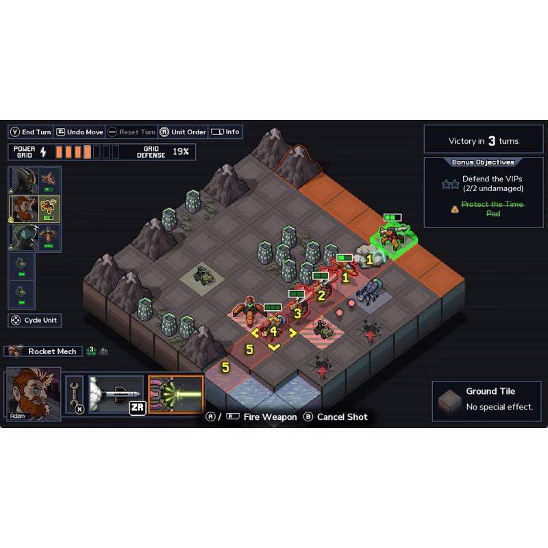 اسکرین شات (تصویر گیم پلی) بازی Into the Breach نسخه نینتندو سوییچ (Nintendo Switch) تصویر 4