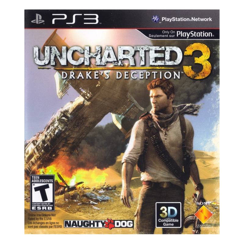 کاور بازی Uncharted 3 Drake's Deception برای PS3