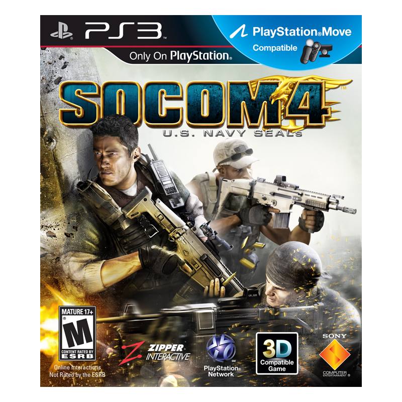 کاور بازی SOCOM 4 U.S. Navy SEALs برای PS3