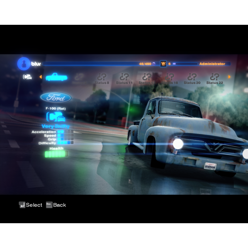 اسکرین شات و تصویر گیم پلی بازی Blur نسخه PS3 تصویر 3