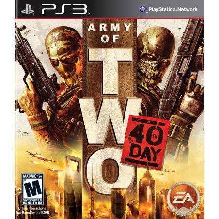 کاور بازی Army Of Two: The 40th Day برای PS3 کاور بازی Army Of Two: The 40th Day برای PS3