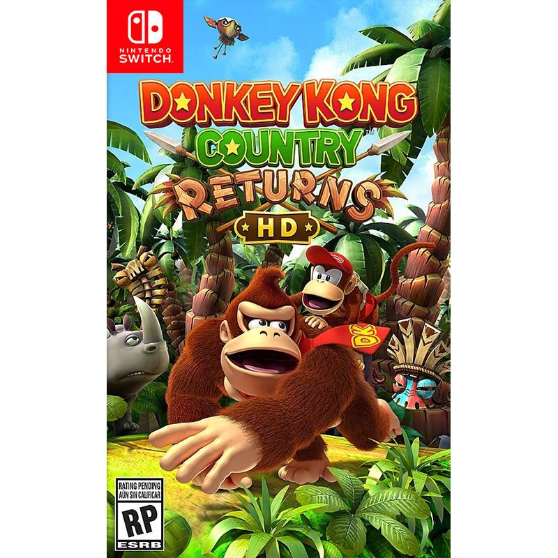 کاور بازی Donkey Kong Country Returns HD برای نینتندو سوییچ
