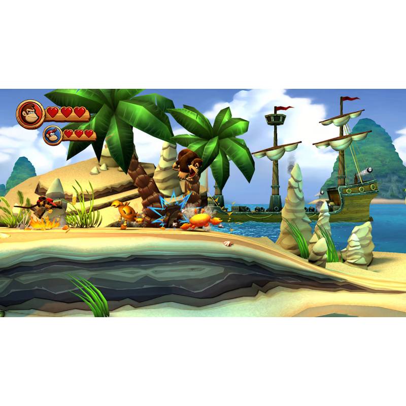 اسکرین شات (تصویر گیم پلی) بازی Donkey Kong Country Returns HD نسخه نینتندو سوییچ (Nintendo Switch) تصویر 2