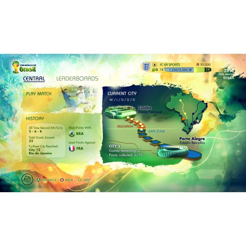 اسکرین شات و تصویر گیم پلی بازی Fifa 2014 World Cup Brazil نسخه PS3 تصویر 2