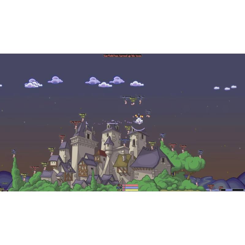 اسکرین شات (تصویر گیم پلی) بازی Worms Armageddon Anniversary Edition نسخه نینتندو سوییچ (Nintendo Switch) تصویر 2