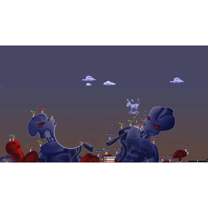 اسکرین شات (تصویر گیم پلی) بازی Worms Armageddon Anniversary Edition نسخه نینتندو سوییچ (Nintendo Switch) تصویر 5