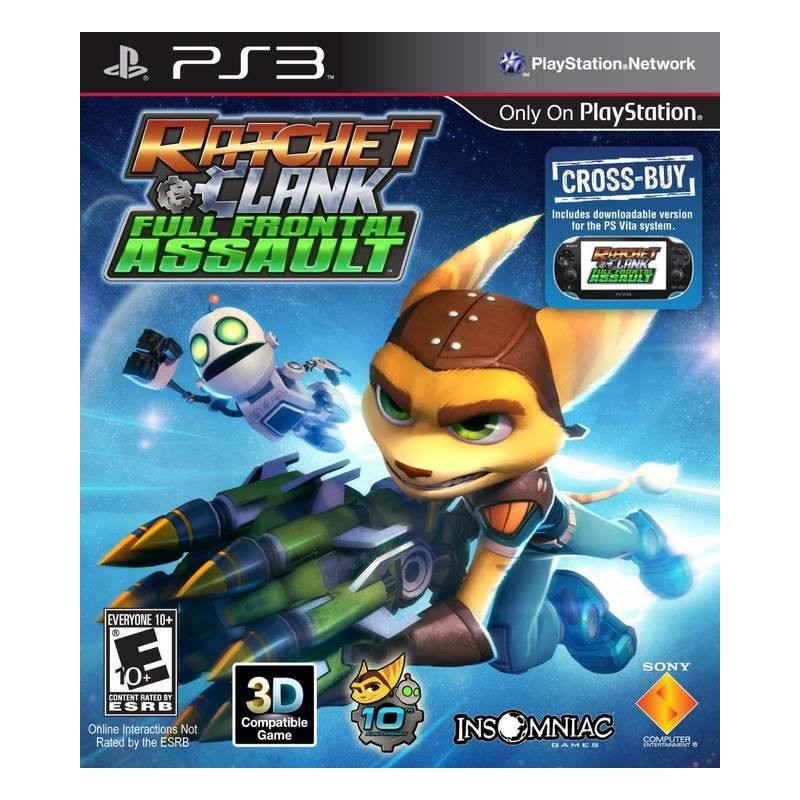 کاور بازی Ratchet and Clank Full Frontal Assault برای PS3