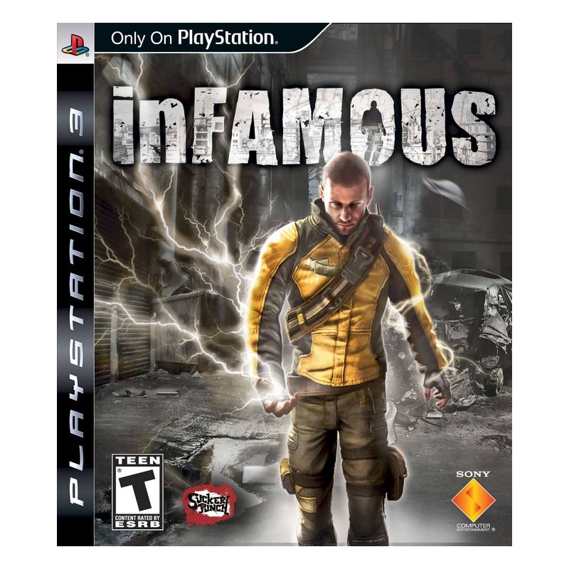 کاور بازی Infamous برای PS3