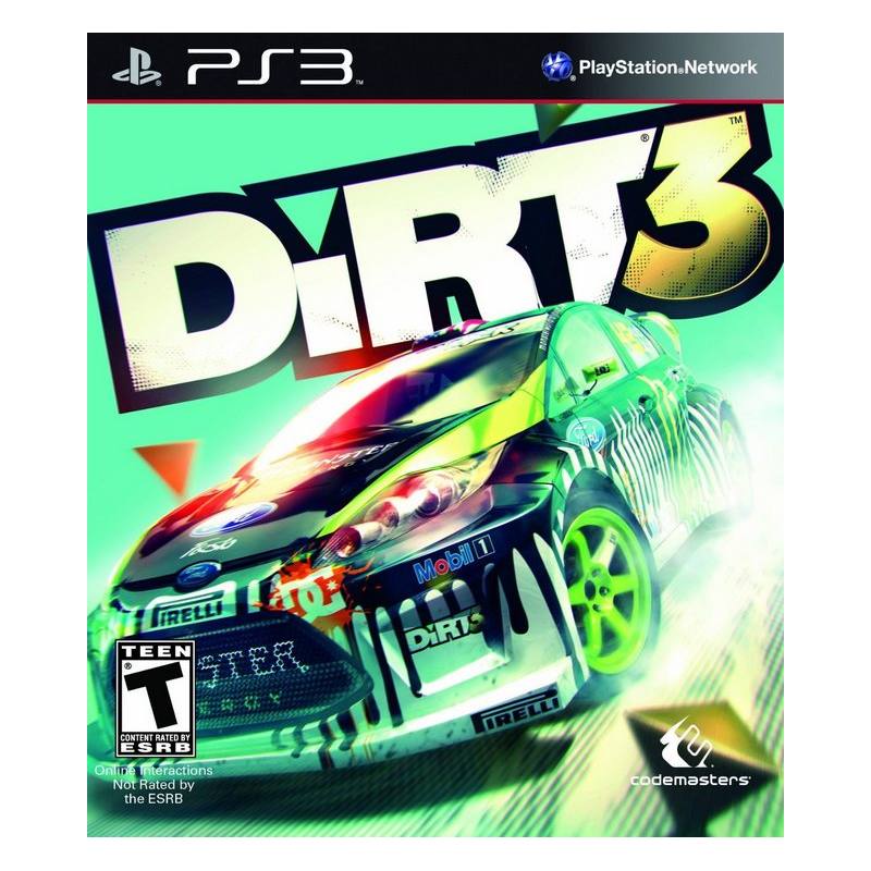 کاور بازی Dirt 3 برای PS3