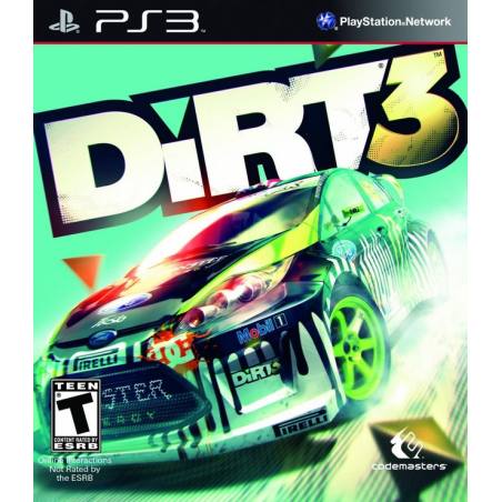 کاور بازی Dirt 3 برای PS3 کاور بازی Dirt 3 برای PS3