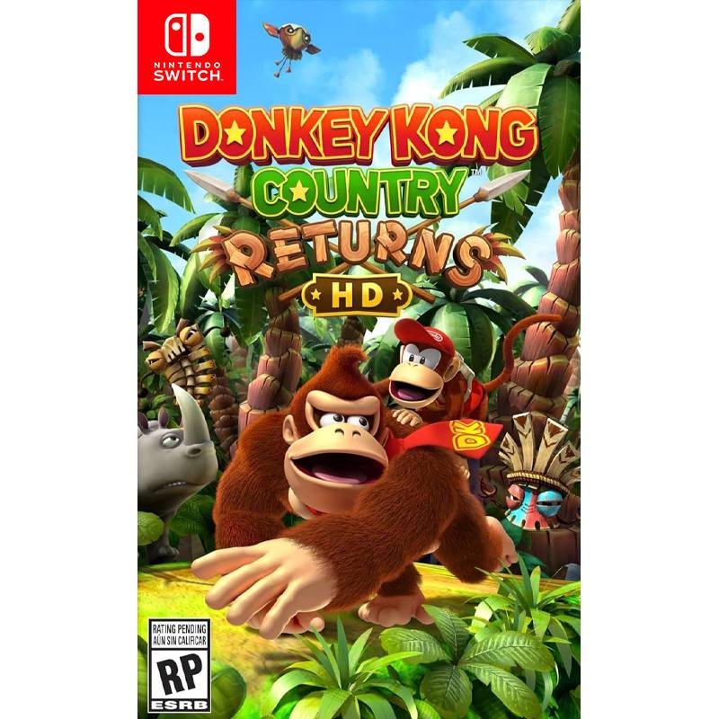 کاور بازی Donkey Kong Country Returns HD برای نینتندو سوییچ