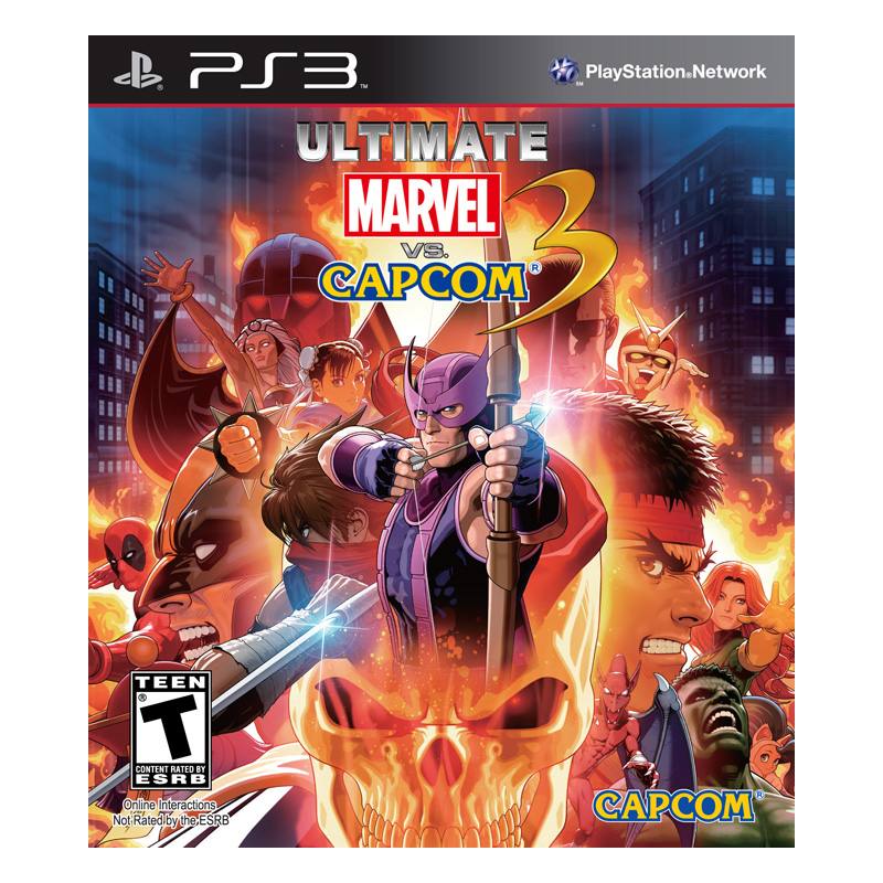 کاور بازی Ultimate Marvel vs. Capcom 3 برای PS3