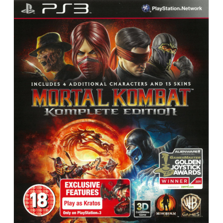 کاور بازی Mortal Kombat Komplete Edition برای PS3 کاور بازی Mortal Kombat Komplete Edition برای PS3