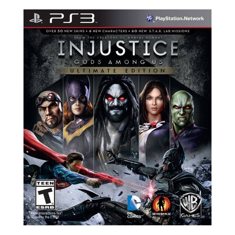 کاور بازی Innjustice Gods among us Ultimate Edition برای PS3