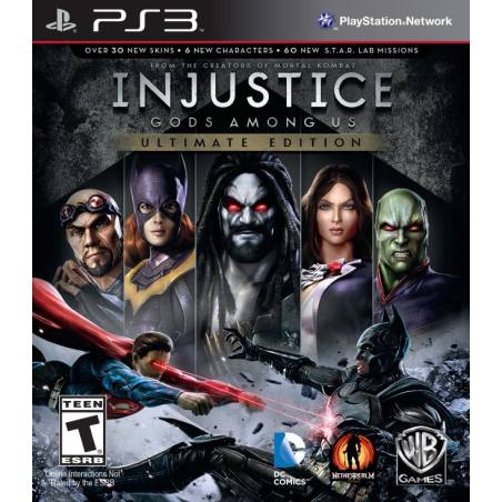 کاور بازی Innjustice Gods among us Ultimate Edition برای PS3 کاور بازی Innjustice Gods among us Ultimate Edition برای PS3