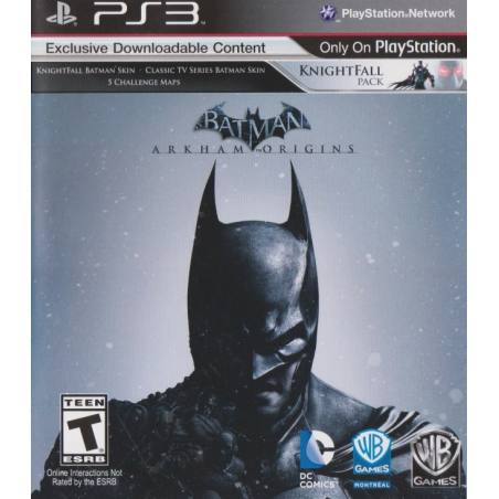 کاور بازی Batman: Arkham Origins برای PS3 کاور بازی Batman: Arkham Origins برای PS3