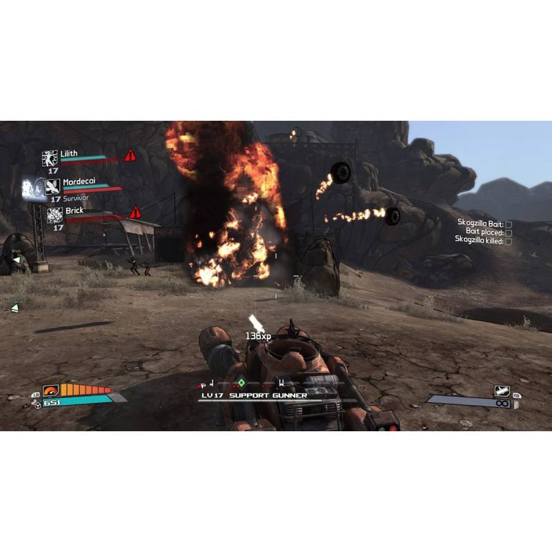 اسکرین شات و تصویر گیم پلی بازی Borderlands نسخه PS3 تصویر 1