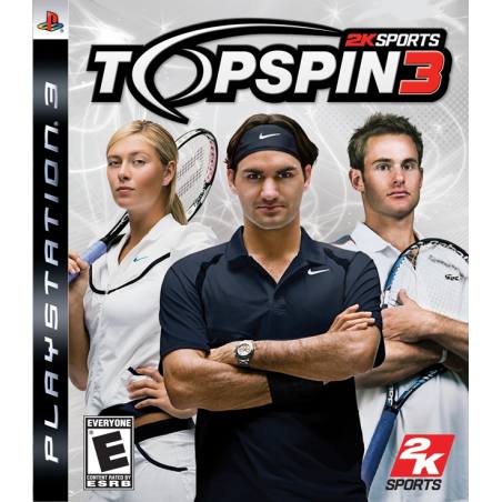 کاور بازی Top Spin 3 برای PS3 کاور بازی Top Spin 3 برای PS3