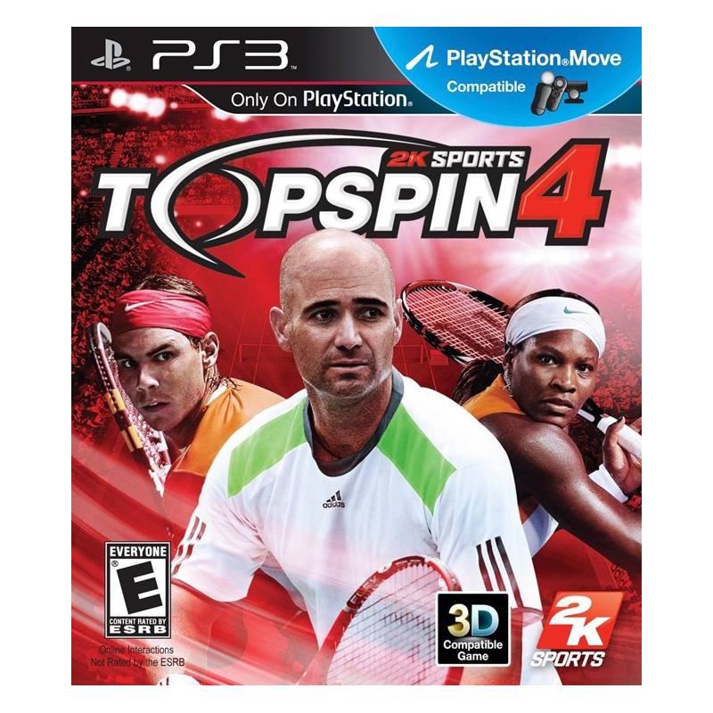 کاور بازی Top Spin 4 برای PS3