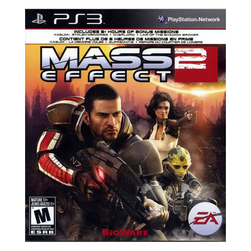 کاور بازی Mass Effect 2 برای PS3