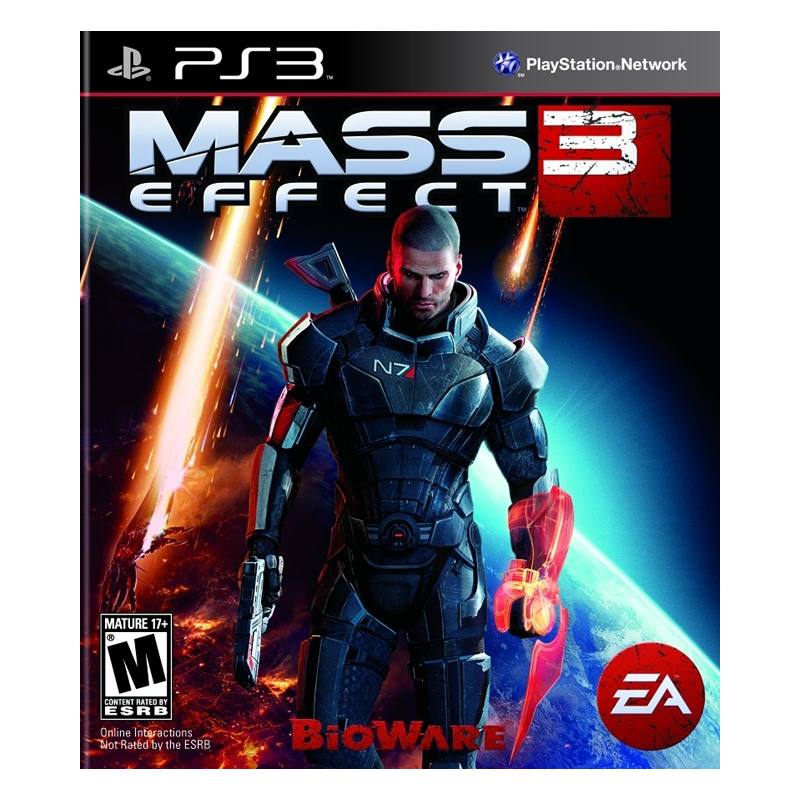 کاور بازی Mass Effect 3 برای PS3