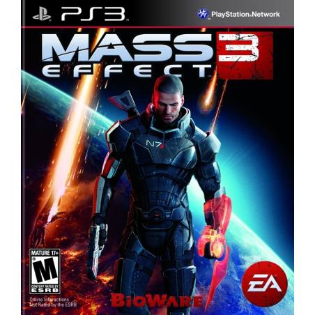 کاور بازی Mass Effect 3 برای PS3 کاور بازی Mass Effect 3 برای PS3