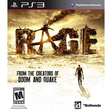 کاور بازی Rage برای PS3 کاور بازی Rage برای PS3