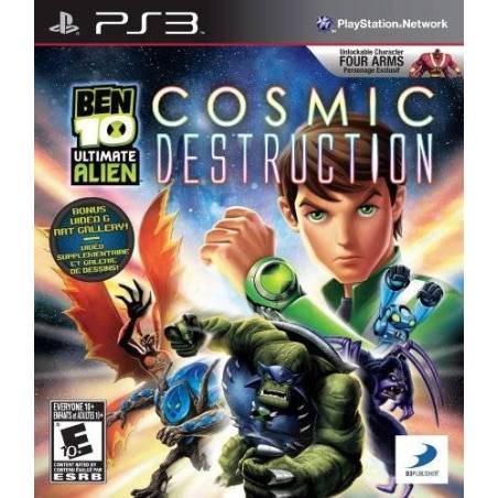 کاور بازی Ben 10 Ultimate Alien: Cosmic Destruction برای PS3 کاور بازی Ben 10 Ultimate Alien: Cosmic Destruction برای PS3