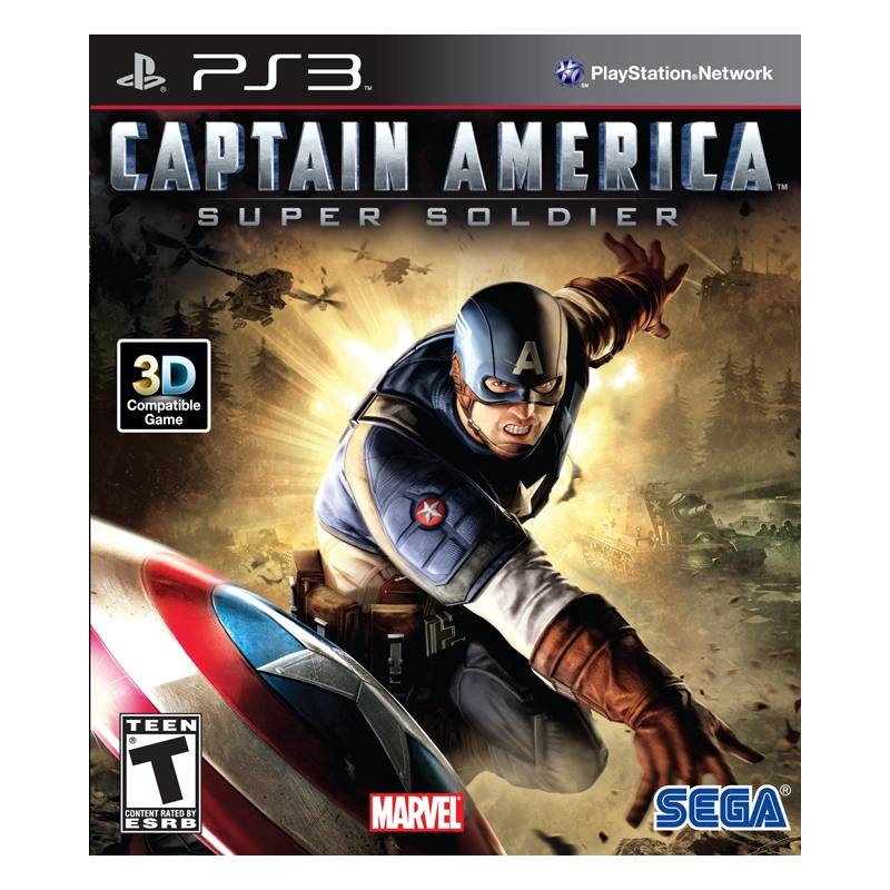 کاور بازی Captain America: Super Soldier برای PS3