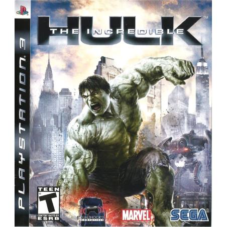 کاور بازی The Incredible Hulk برای PS3 کاور بازی The Incredible Hulk برای PS3