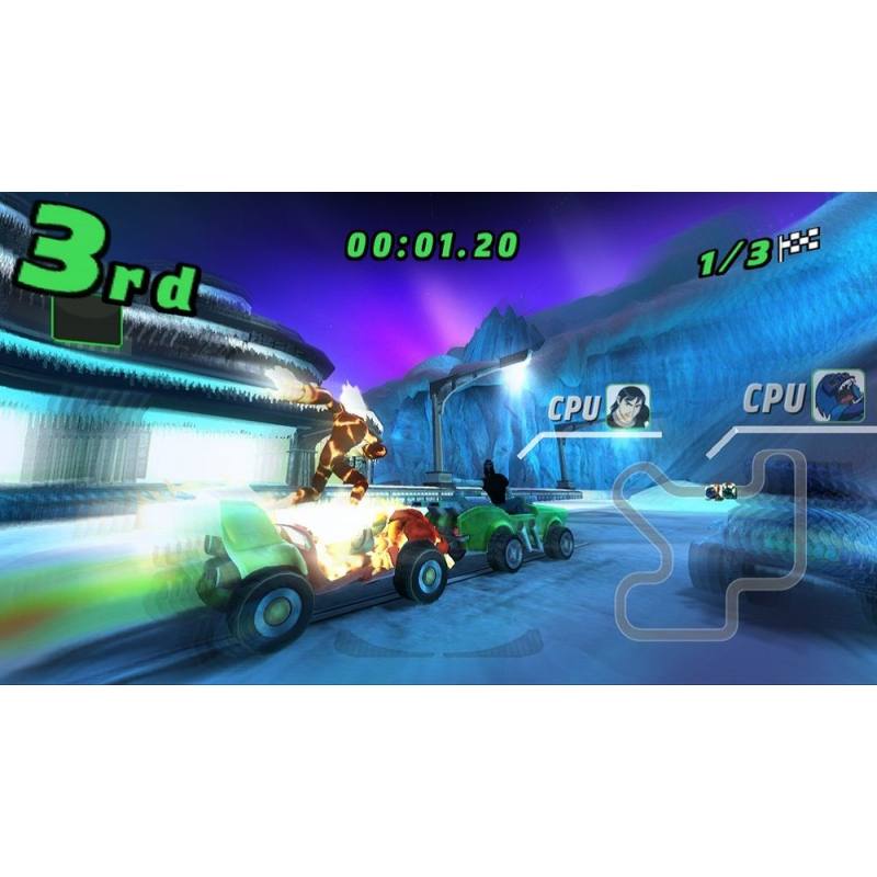 اسکرین شات و تصویر گیم پلی بازی Ben 10 Galactic Racing نسخه ایکس باکس 360 (Xbox 360) تصویر شماره 2